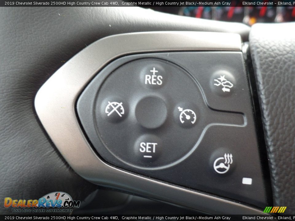 2019 Chevrolet Silverado 2500HD High Country Crew Cab 4WD Graphite Metallic / High Country Jet Black/­Medium Ash Gray Photo #33