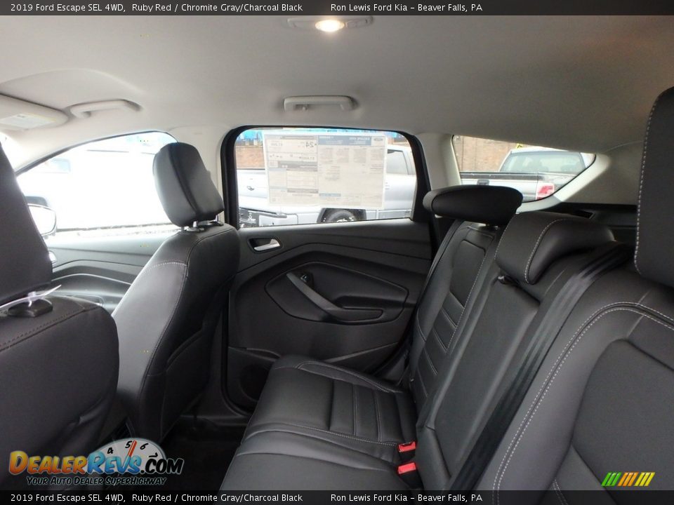 2019 Ford Escape SEL 4WD Ruby Red / Chromite Gray/Charcoal Black Photo #12