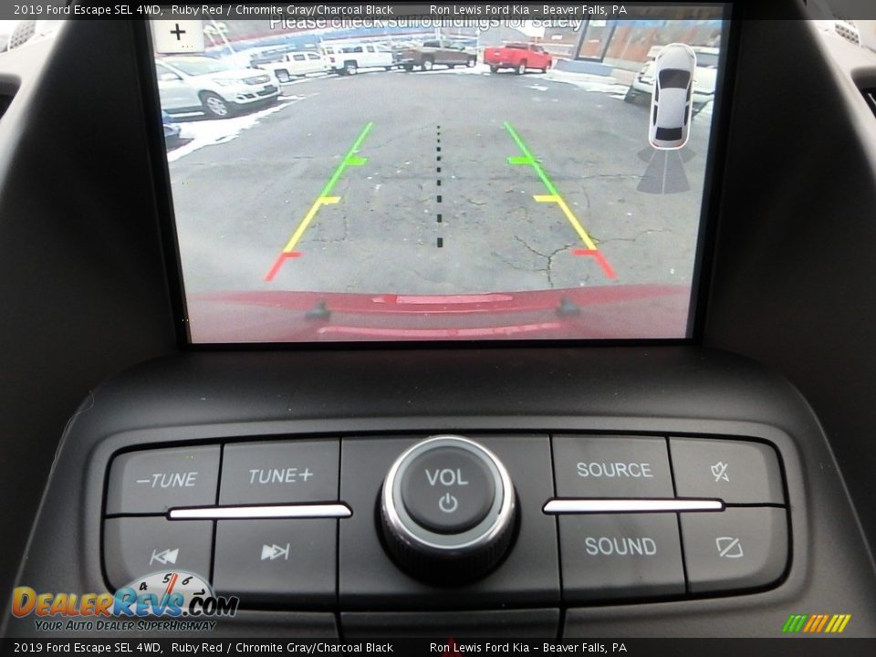 2019 Ford Escape SEL 4WD Ruby Red / Chromite Gray/Charcoal Black Photo #18