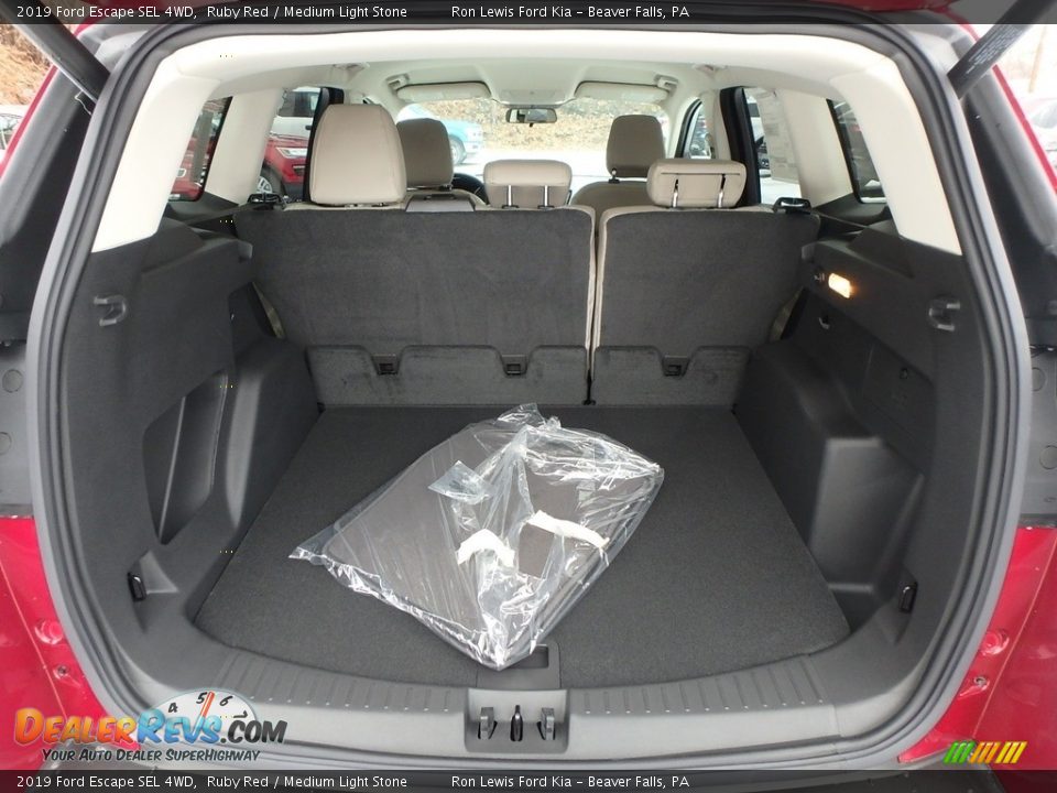 2019 Ford Escape SEL 4WD Ruby Red / Medium Light Stone Photo #4