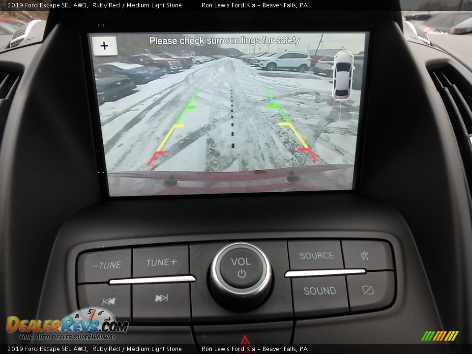 2019 Ford Escape SEL 4WD Ruby Red / Medium Light Stone Photo #19