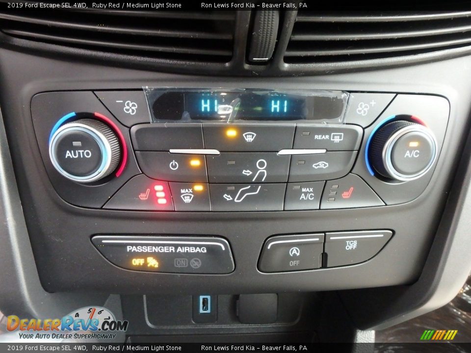 2019 Ford Escape SEL 4WD Ruby Red / Medium Light Stone Photo #20