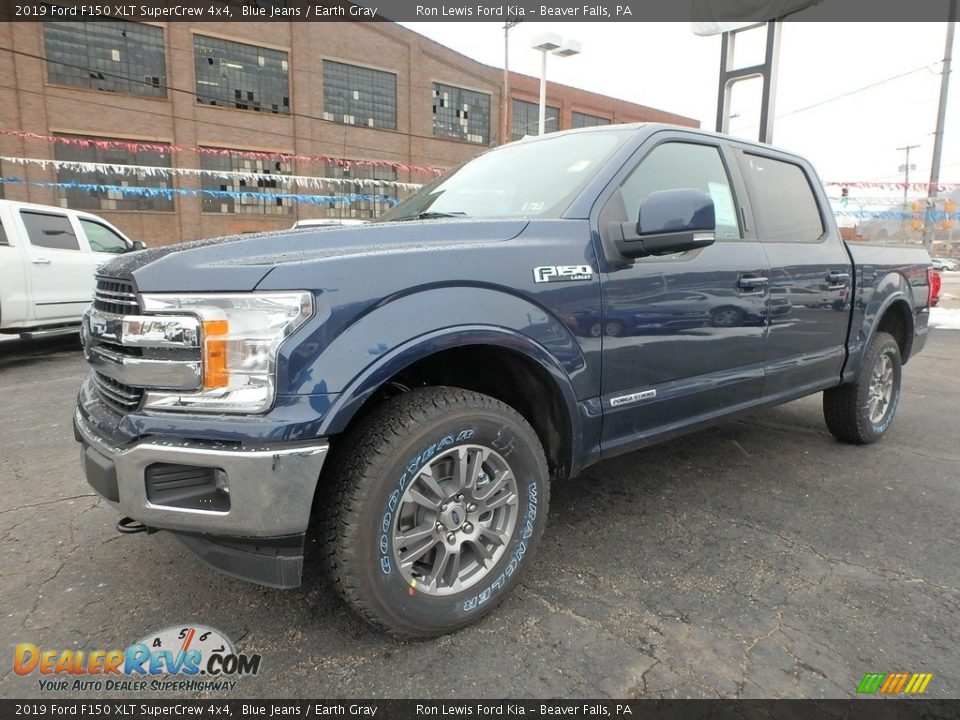 2019 Ford F150 XLT SuperCrew 4x4 Blue Jeans / Earth Gray Photo #6
