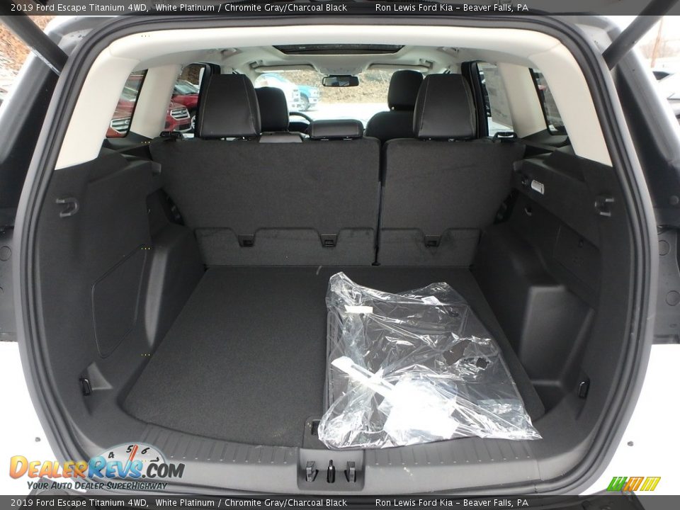 2019 Ford Escape Titanium 4WD White Platinum / Chromite Gray/Charcoal Black Photo #3