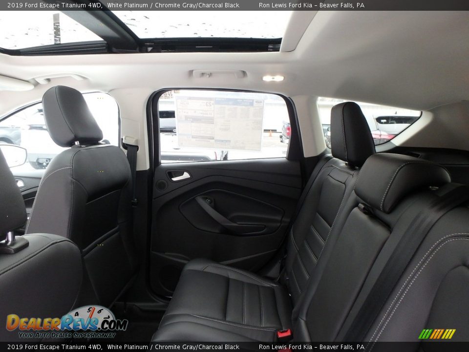 2019 Ford Escape Titanium 4WD White Platinum / Chromite Gray/Charcoal Black Photo #12
