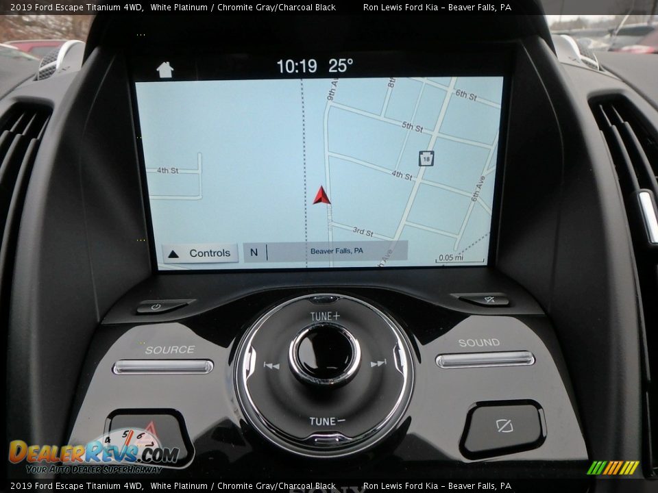 2019 Ford Escape Titanium 4WD White Platinum / Chromite Gray/Charcoal Black Photo #19