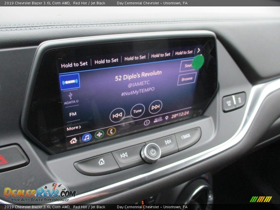 2019 Chevrolet Blazer 3.6L Cloth AWD Red Hot / Jet Black Photo #3