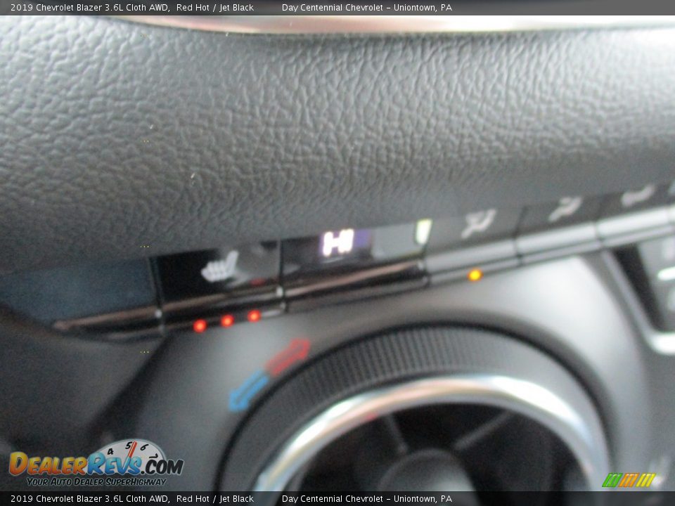 2019 Chevrolet Blazer 3.6L Cloth AWD Red Hot / Jet Black Photo #5