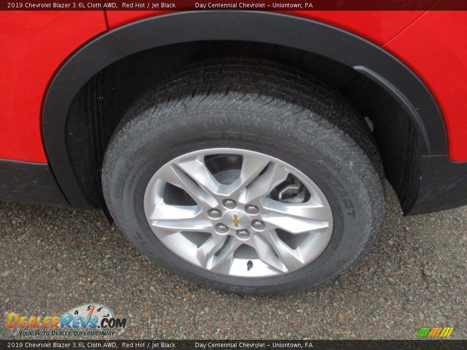 2019 Chevrolet Blazer 3.6L Cloth AWD Red Hot / Jet Black Photo #11