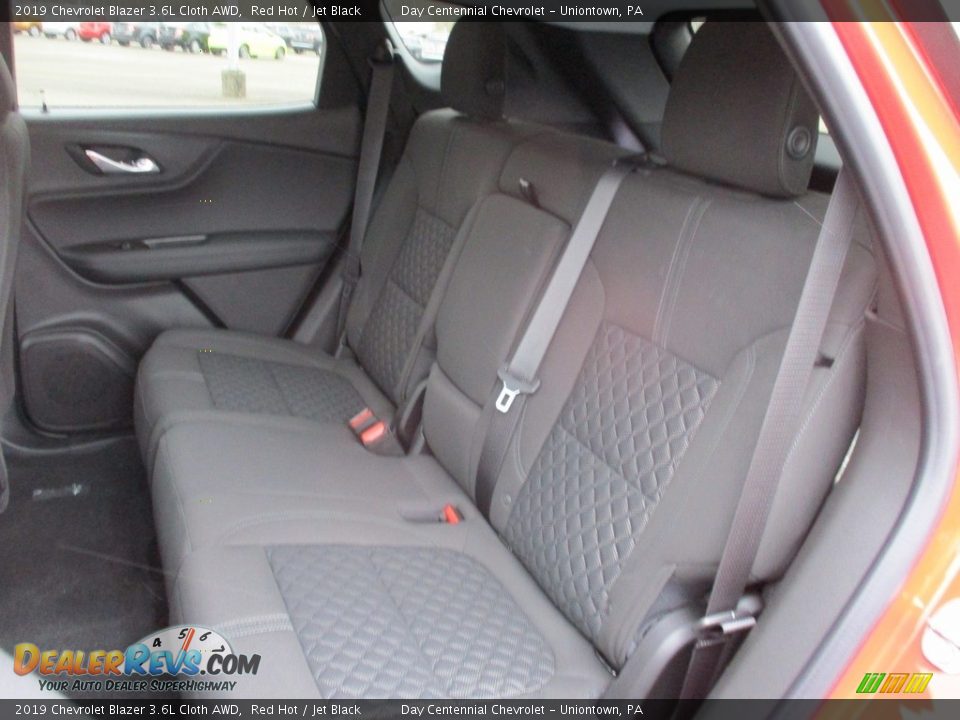 Rear Seat of 2019 Chevrolet Blazer 3.6L Cloth AWD Photo #17