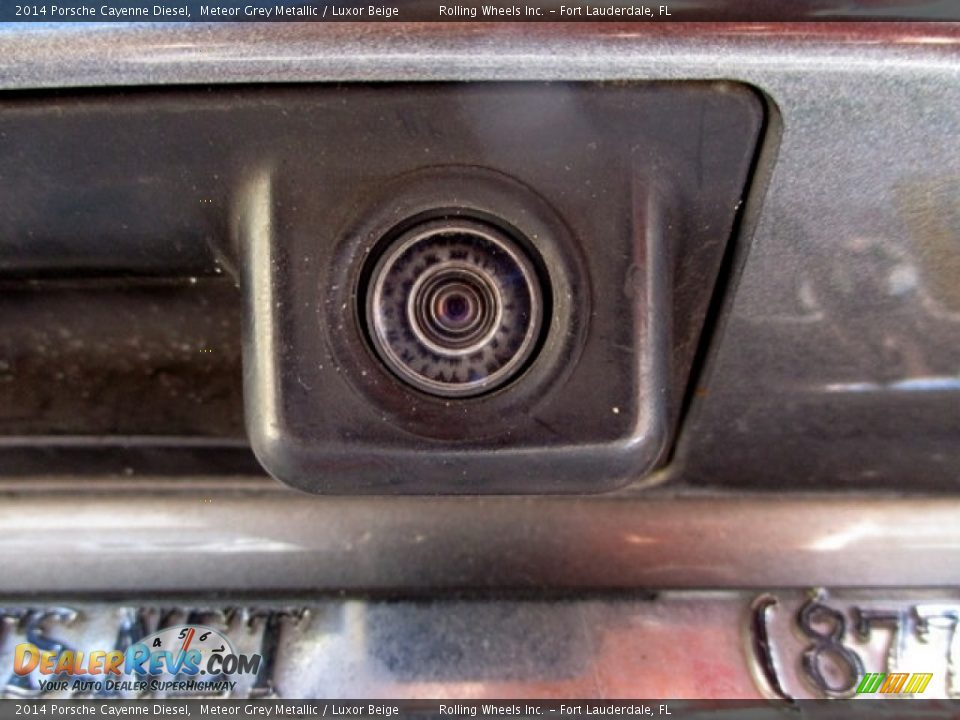 2014 Porsche Cayenne Diesel Meteor Grey Metallic / Luxor Beige Photo #14