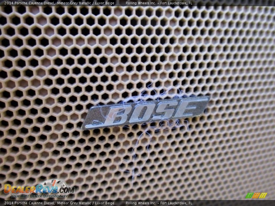 2014 Porsche Cayenne Diesel Meteor Grey Metallic / Luxor Beige Photo #25
