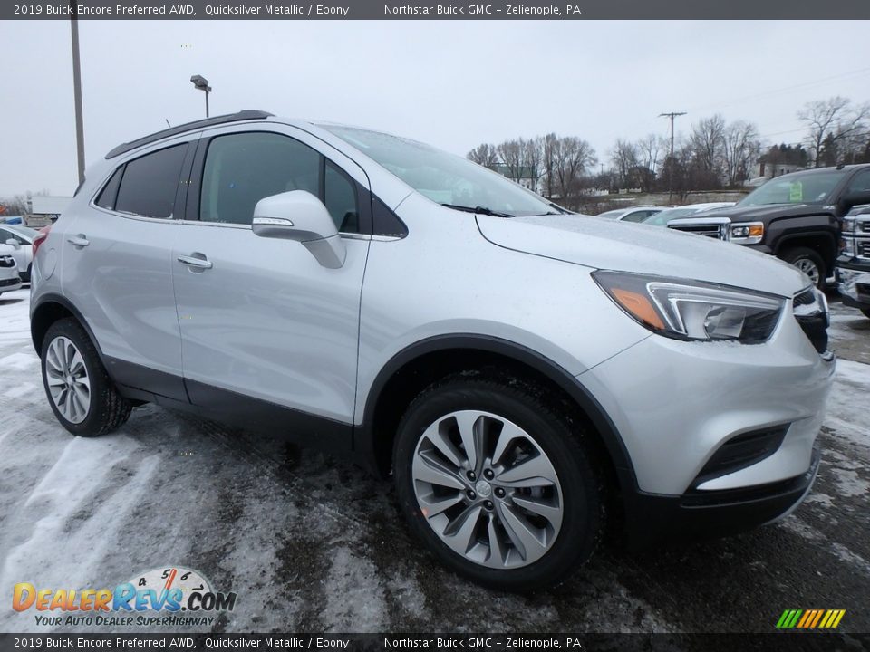 2019 Buick Encore Preferred AWD Quicksilver Metallic / Ebony Photo #3