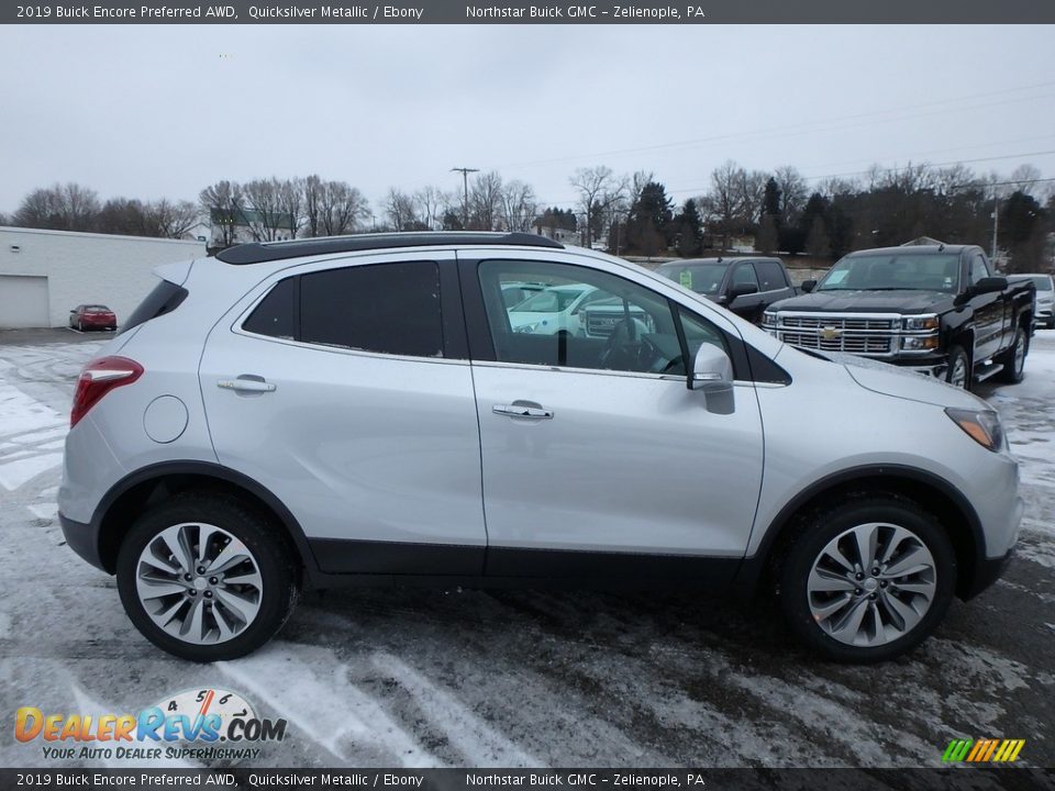 2019 Buick Encore Preferred AWD Quicksilver Metallic / Ebony Photo #4