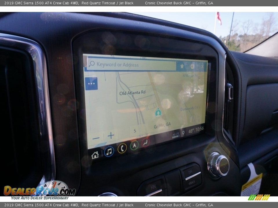 2019 GMC Sierra 1500 AT4 Crew Cab 4WD Red Quartz Tintcoat / Jet Black Photo #6