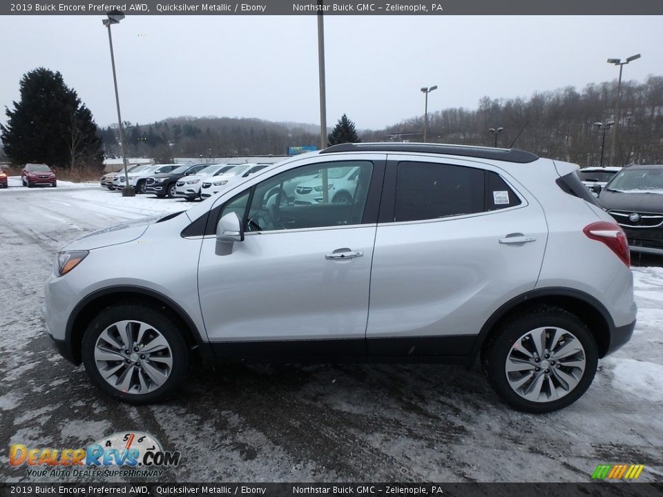 2019 Buick Encore Preferred AWD Quicksilver Metallic / Ebony Photo #9