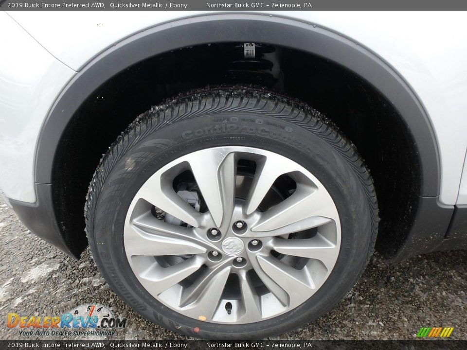 2019 Buick Encore Preferred AWD Quicksilver Metallic / Ebony Photo #10