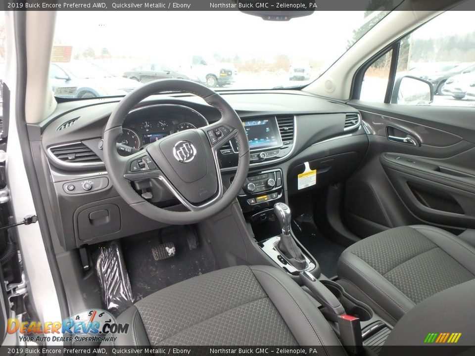 2019 Buick Encore Preferred AWD Quicksilver Metallic / Ebony Photo #13