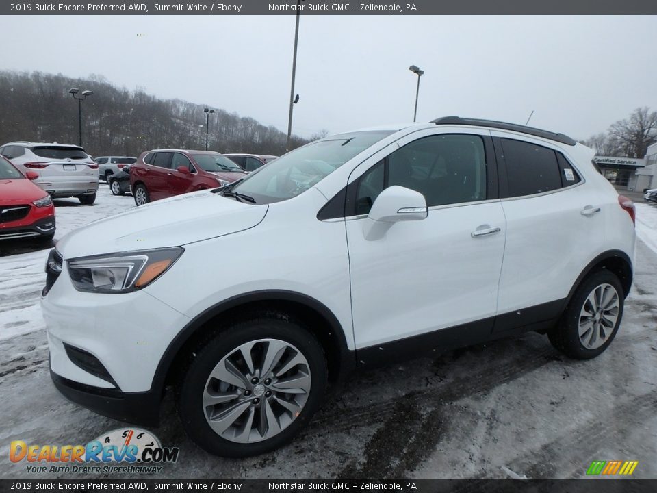 2019 Buick Encore Preferred AWD Summit White / Ebony Photo #1