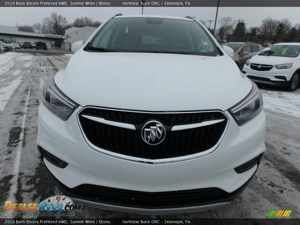 2019 Buick Encore Preferred AWD Summit White / Ebony Photo #2
