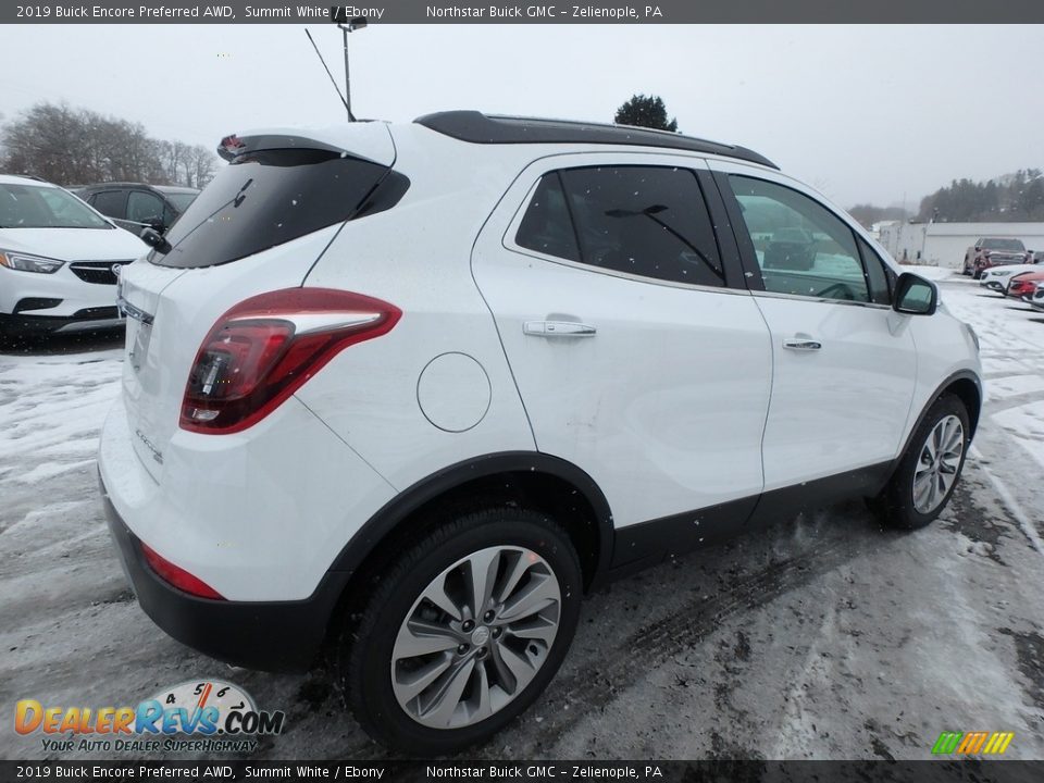 2019 Buick Encore Preferred AWD Summit White / Ebony Photo #5