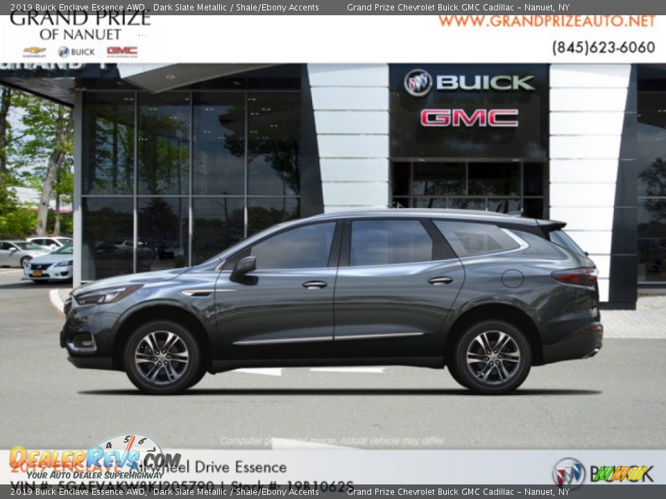 2019 Buick Enclave Essence AWD Dark Slate Metallic / Shale/Ebony Accents Photo #2