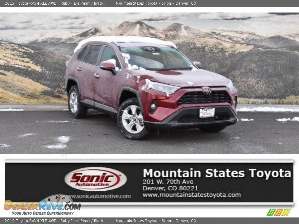 2019 Toyota RAV4 XLE AWD Ruby Flare Pearl / Black Photo #1