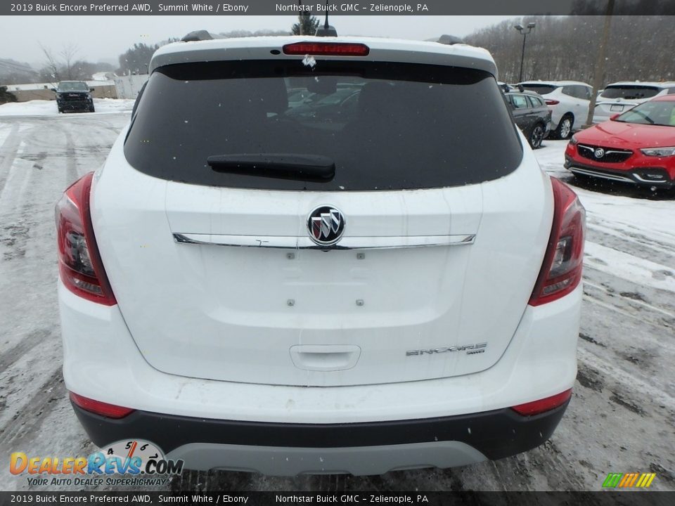 2019 Buick Encore Preferred AWD Summit White / Ebony Photo #6