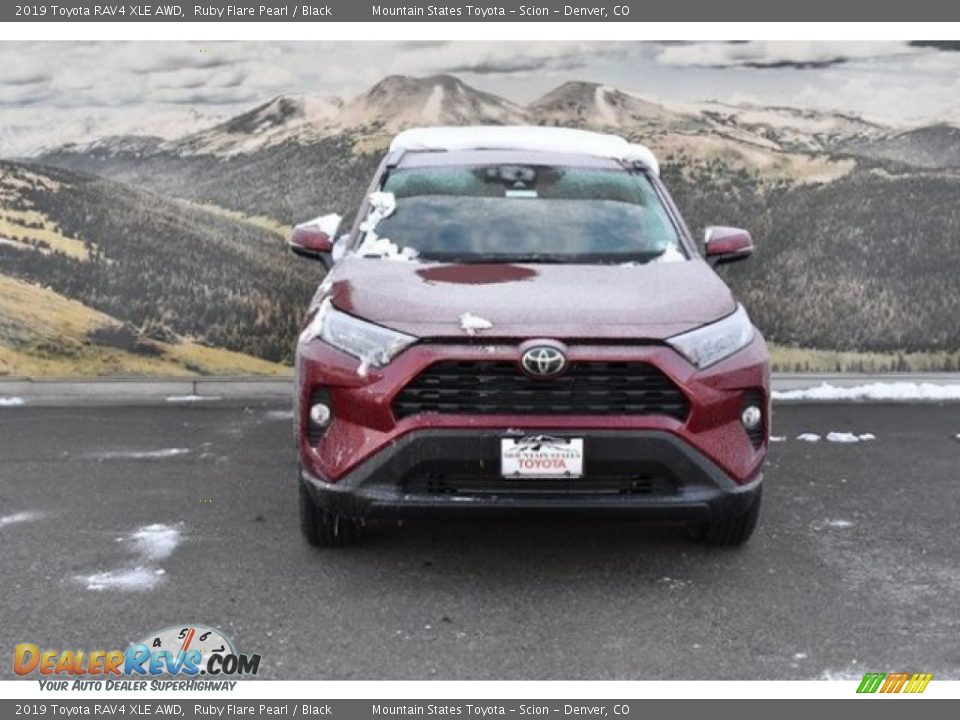 2019 Toyota RAV4 XLE AWD Ruby Flare Pearl / Black Photo #2