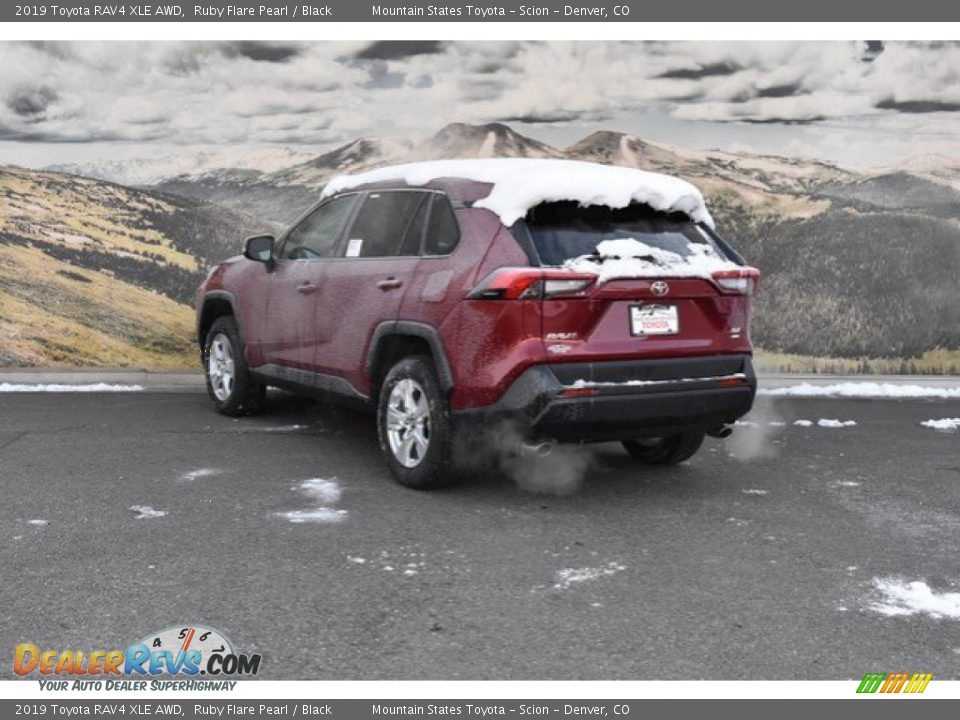 2019 Toyota RAV4 XLE AWD Ruby Flare Pearl / Black Photo #3