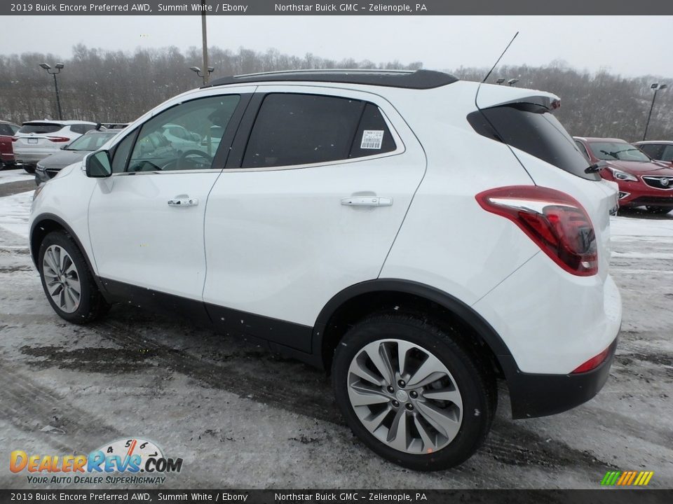 2019 Buick Encore Preferred AWD Summit White / Ebony Photo #8