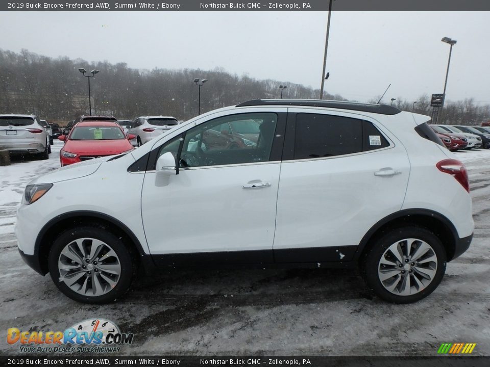 2019 Buick Encore Preferred AWD Summit White / Ebony Photo #9