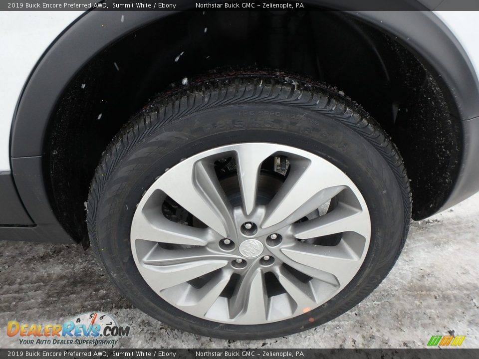 2019 Buick Encore Preferred AWD Summit White / Ebony Photo #10