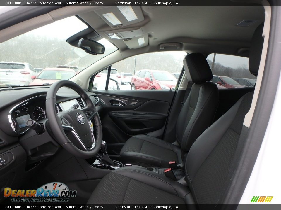 2019 Buick Encore Preferred AWD Summit White / Ebony Photo #11
