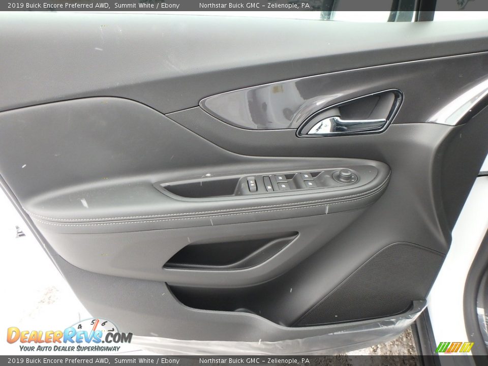 2019 Buick Encore Preferred AWD Summit White / Ebony Photo #14