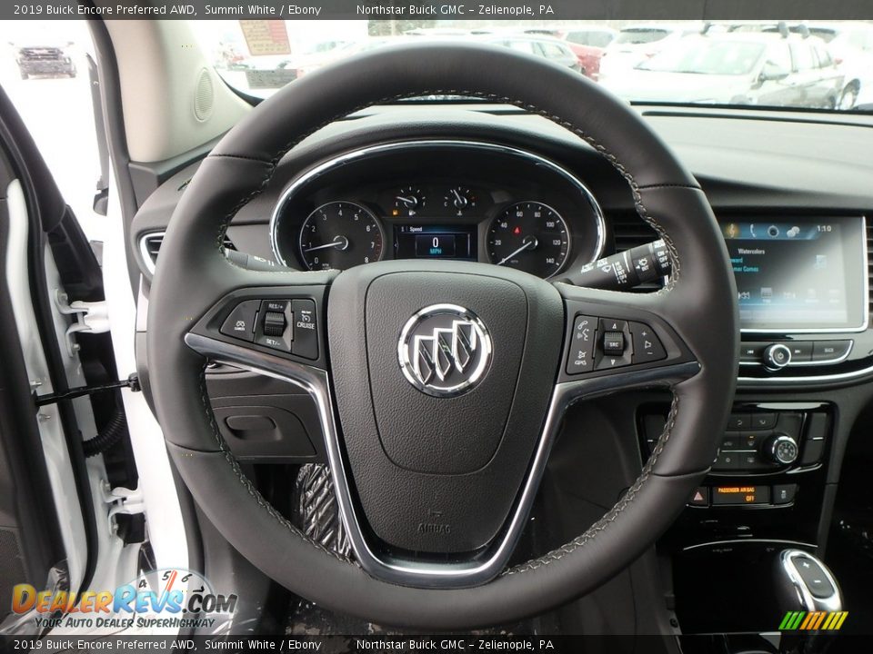 2019 Buick Encore Preferred AWD Summit White / Ebony Photo #17