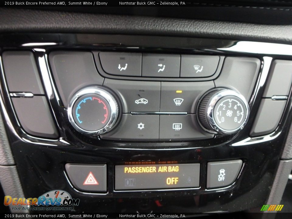 2019 Buick Encore Preferred AWD Summit White / Ebony Photo #19