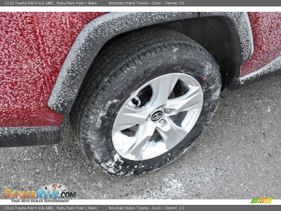 2019 Toyota RAV4 XLE AWD Ruby Flare Pearl / Black Photo #35