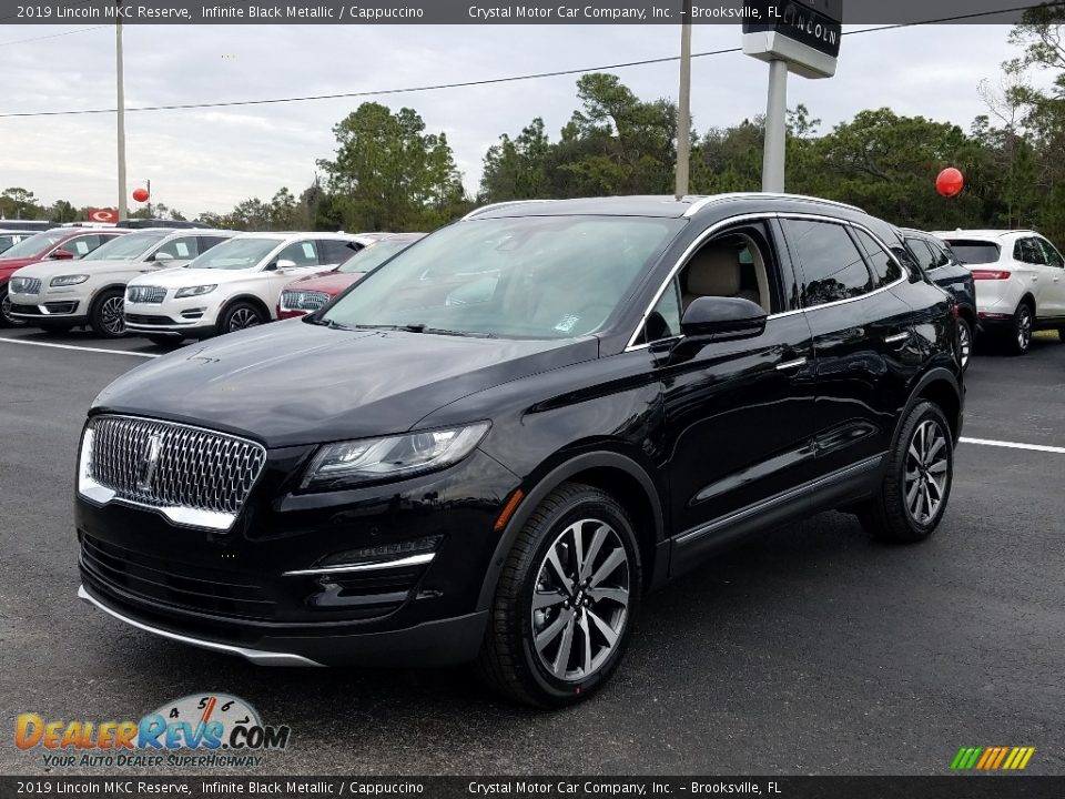 2019 Lincoln MKC Reserve Infinite Black Metallic / Cappuccino Photo #1