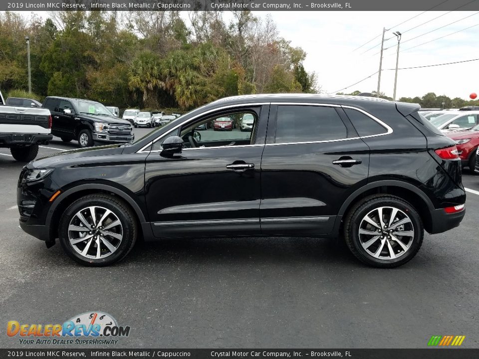2019 Lincoln MKC Reserve Infinite Black Metallic / Cappuccino Photo #2