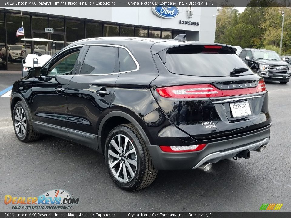 2019 Lincoln MKC Reserve Infinite Black Metallic / Cappuccino Photo #3