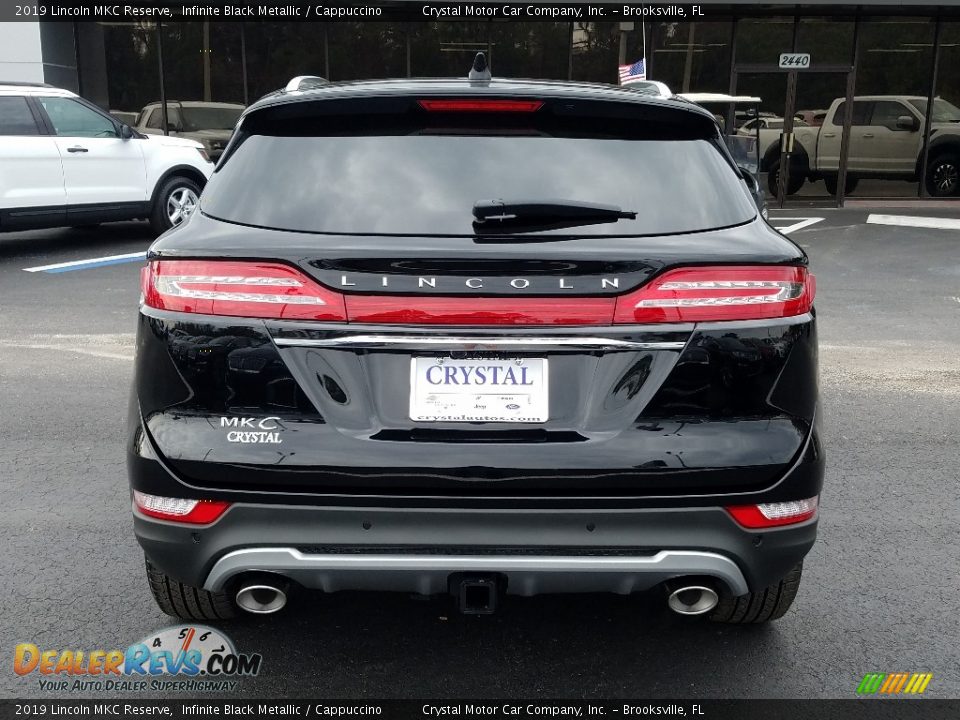 2019 Lincoln MKC Reserve Infinite Black Metallic / Cappuccino Photo #4