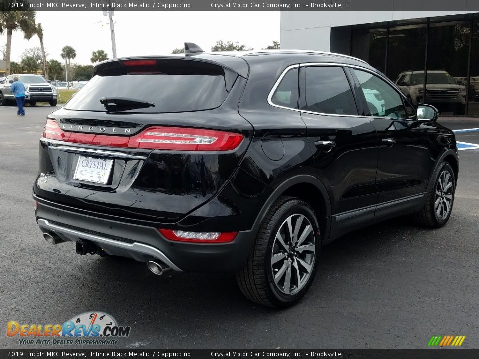 2019 Lincoln MKC Reserve Infinite Black Metallic / Cappuccino Photo #5