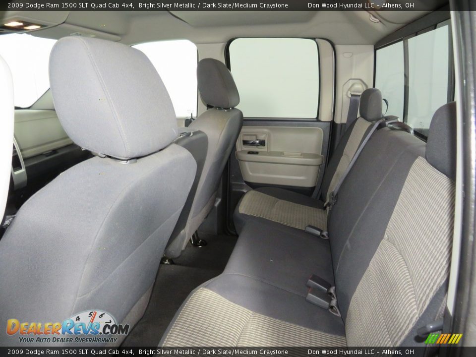 2009 Dodge Ram 1500 SLT Quad Cab 4x4 Bright Silver Metallic / Dark Slate/Medium Graystone Photo #30