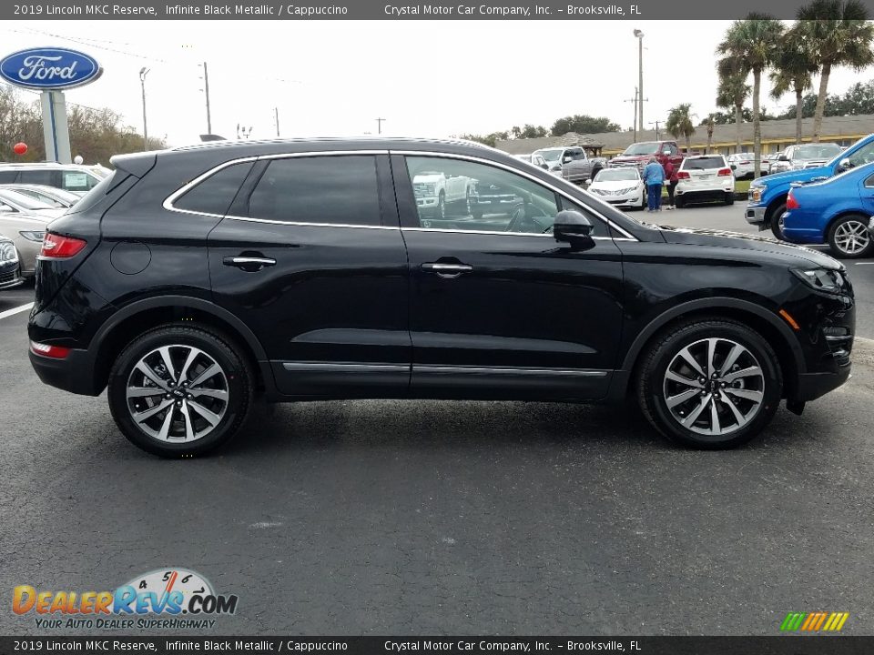 2019 Lincoln MKC Reserve Infinite Black Metallic / Cappuccino Photo #6