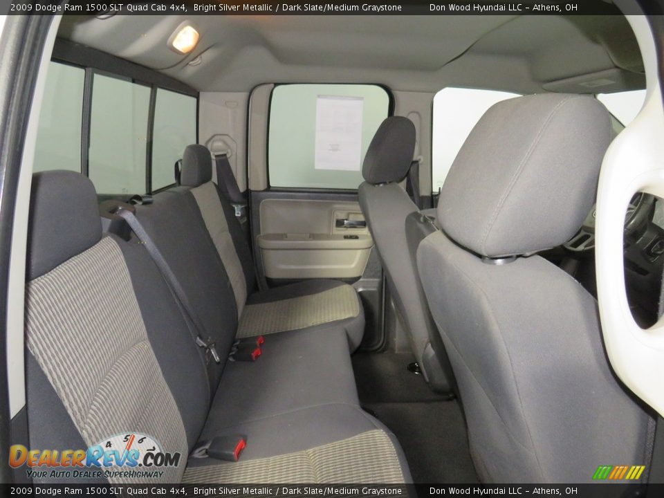 2009 Dodge Ram 1500 SLT Quad Cab 4x4 Bright Silver Metallic / Dark Slate/Medium Graystone Photo #33