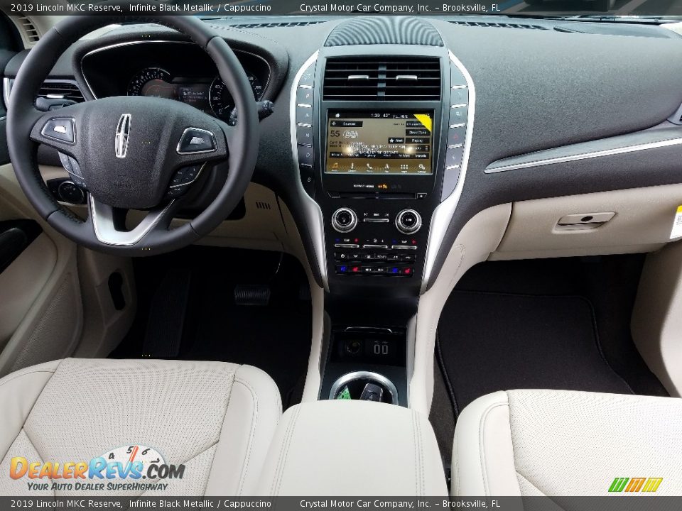 2019 Lincoln MKC Reserve Infinite Black Metallic / Cappuccino Photo #13