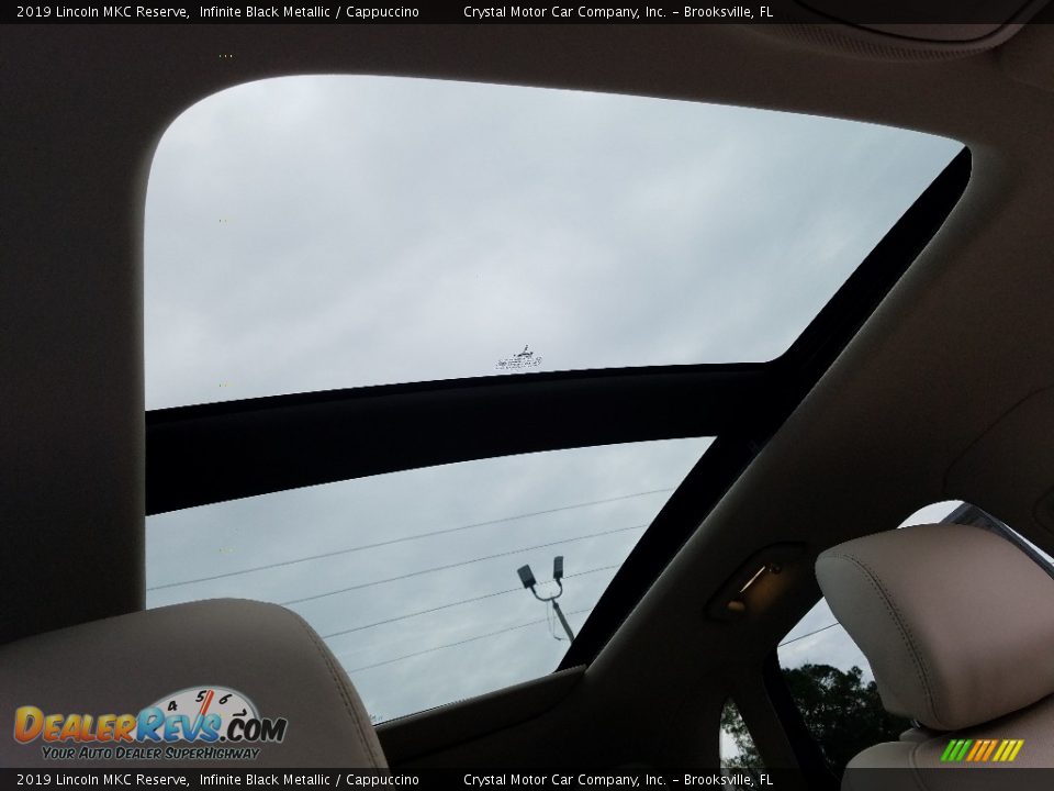 2019 Lincoln MKC Reserve Infinite Black Metallic / Cappuccino Photo #18