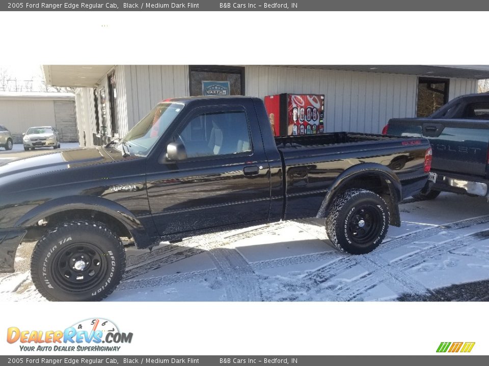 2005 Ford Ranger Edge Regular Cab Black / Medium Dark Flint Photo #3