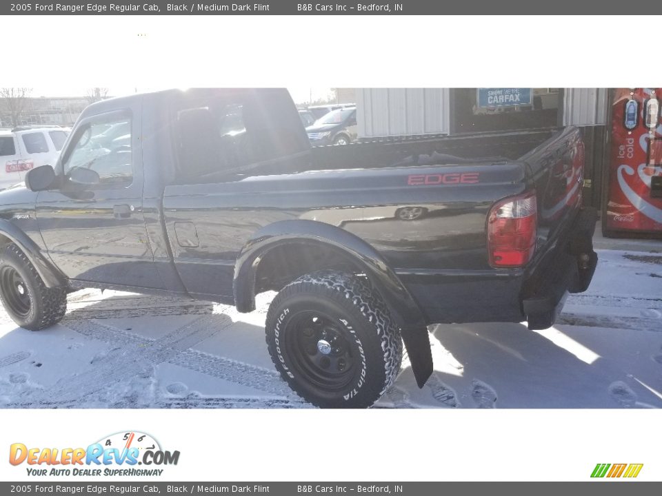 2005 Ford Ranger Edge Regular Cab Black / Medium Dark Flint Photo #4